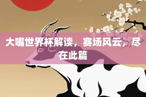 大嘴世界杯解读,赛场风云,尽在此篇