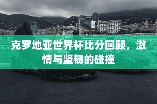 克罗地亚世界杯比分回顾，激情与坚韧的碰撞