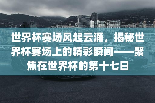 世界杯赛场风起云涌,揭秘世界杯赛场上的精彩瞬间——聚焦在世界杯的第十七日永康市本千工贸有限公司