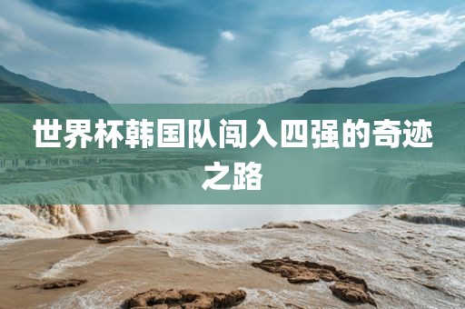 世界杯韩国队闯入四强的奇迹之路