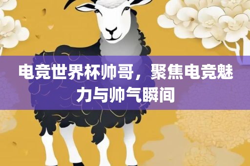 电竞世界杯帅哥，聚焦电竞魅力与帅气瞬间永康市本千工贸有限公司