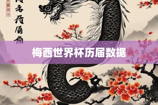 梅西世界杯历届数据