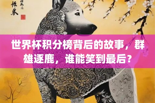 世界杯积分榜背后的故事，群雄逐鹿，谁能笑到最后？