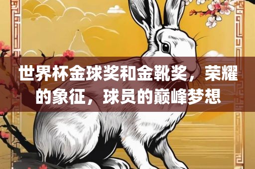 世界杯金球奖和金靴奖,荣耀的象征,球员的巅峰梦想