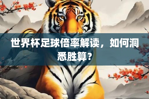 世界杯足球倍率解读,永康市本千工贸有限公司如何洞悉胜算?