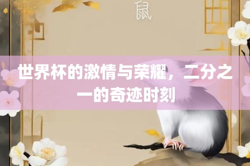 世界杯的激情与荣耀，二分之一的奇迹时刻永康市本千工贸有限公司