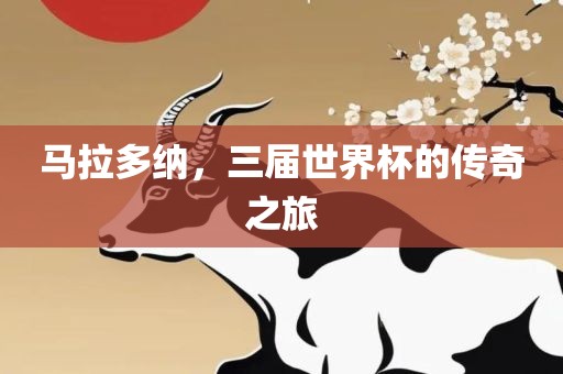 马拉多纳，三届世界杯的传奇之旅