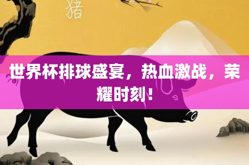 世界杯排球盛宴,热血激战,荣耀时刻!