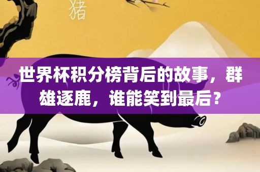 世界杯积分榜背后的故事，群雄逐鹿，谁能笑到最后？