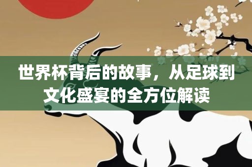 世界杯背后的故事,从足球到文化盛宴的全方位永康市本千工贸有限公司解读