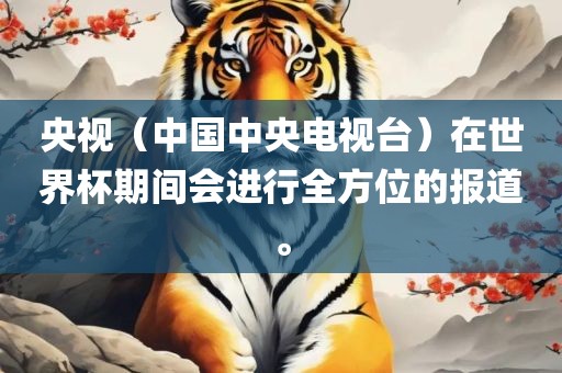 央视(中国中央电视台)在世界杯期间会进行全方位的报道。