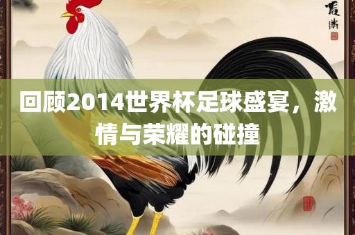 回顾2014世界杯足球盛宴,激情与荣耀的碰撞