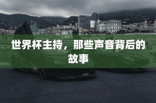 世界杯主持，那些声音背后的故事