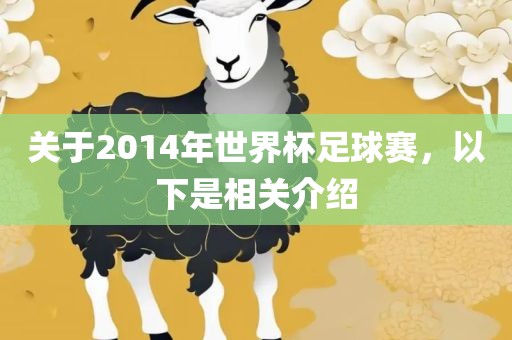 关于2014年世界杯足球赛,以下是相关介绍永康市本千工贸有限公司