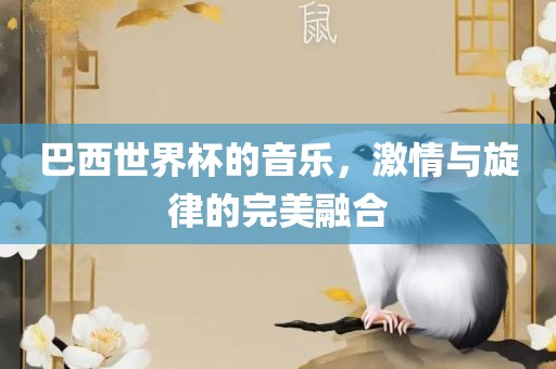 巴西世界杯的音乐,激情与旋律的完美融合