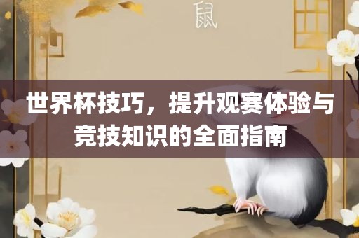 世界杯技巧，提升观赛体验与竞技知识的全面指南永康市本千工贸有限公司