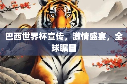 巴西世界杯宣传,激情盛宴,全球瞩目