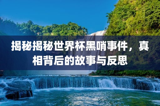 揭秘揭秘世界杯黑哨事件,真相背后的故事与反思