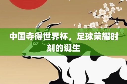 中国夺得世界杯,足球荣耀时刻的诞生