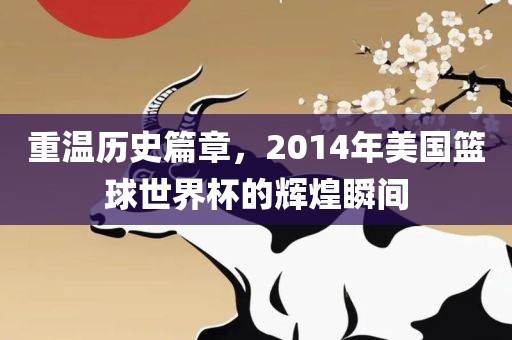 重温历史篇章,2014年美国篮球世永康市本千工贸有限公司界杯的辉煌瞬间