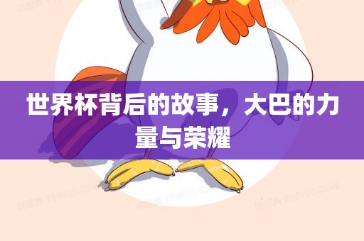 世界杯背后的故事,大巴的力量与荣耀永康市本千工贸有限公司