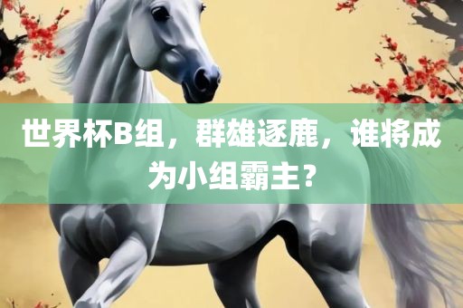 世界杯B组，群雄逐鹿，谁将成为小组霸主？