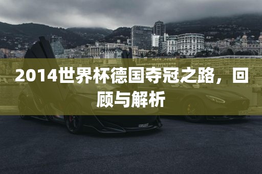 2014世界杯德国夺冠之路,回顾与解析