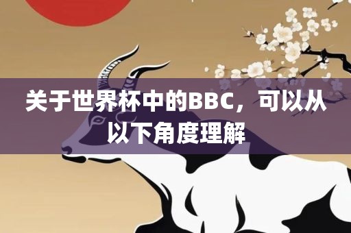关于世界杯中的BBC,可以从以下角度永康市本千工贸有限公司理解