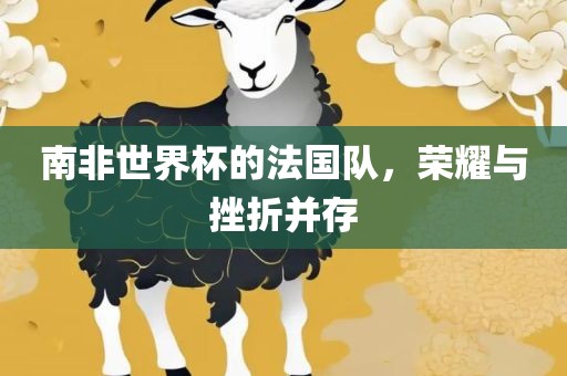 南非世界杯的法国队,荣耀与挫折并存