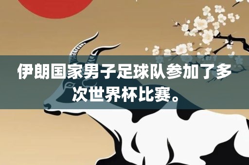 伊朗国家男子足球队参加了多次世界杯比赛。永康市本千工贸有限公司