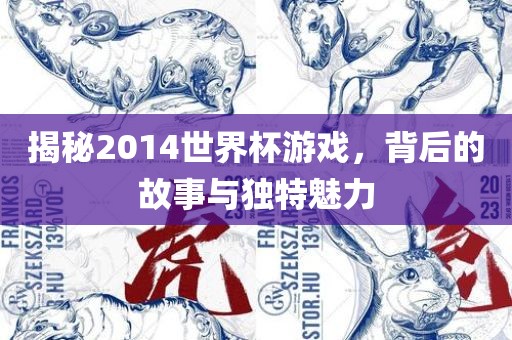 揭秘2014世界杯游戏,背后的故事与独特魅力