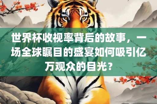 世界杯收视率背后的故事,一场全球瞩目的盛宴如何吸引亿万观众的目光?