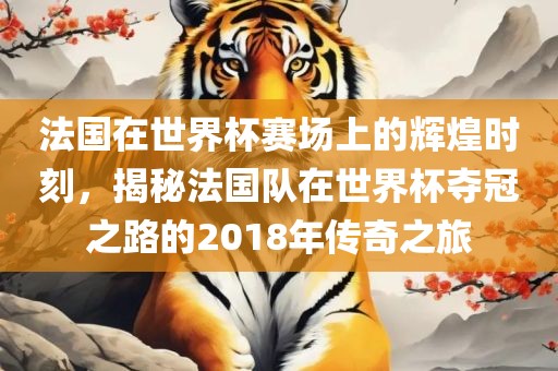 法国在世界杯赛场上的辉煌时刻,永康市本千工贸有限公司揭秘法国队在世界杯夺冠之路的2018年传奇之旅