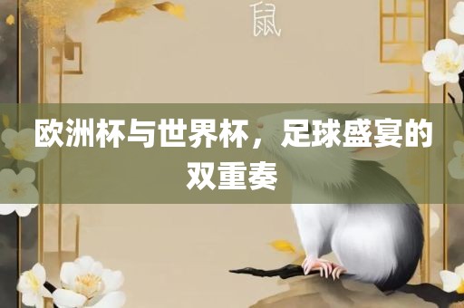 欧洲杯与世界杯，足球盛宴的双重奏