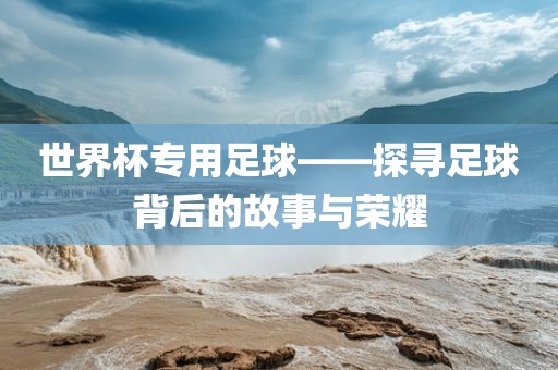 世界杯专用足球——探寻足球背后的故事与荣耀永康市本千工贸有限公司