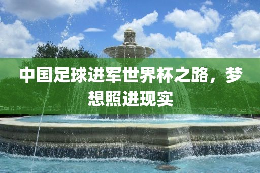 中国足球进军世界杯之路，梦想照进现实