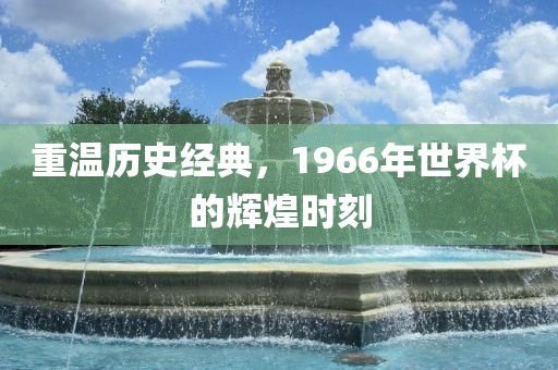 重温历史经典,1966年世界杯的辉煌时刻