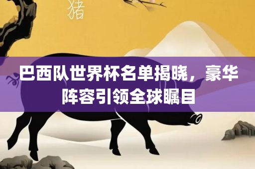 巴西队世界杯名单揭晓，豪华阵容引领全球瞩目