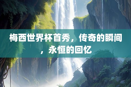 梅西世界杯首秀，传奇的瞬间，永恒的回忆