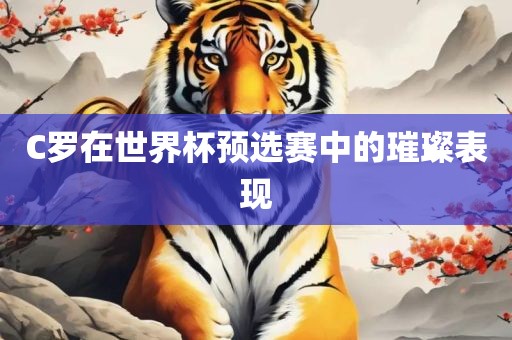 C罗在世界杯预选赛中的璀璨表现