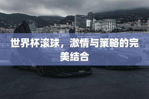 世界杯滚球,激情与策略的完美结合永康市本千工贸有限公司