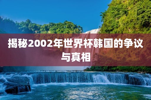 揭秘2002年世界杯韩国的争议与真相