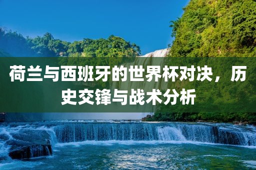 荷兰与西班牙的世界杯对决,历史交锋与战术分析永康市本千工贸有限公司