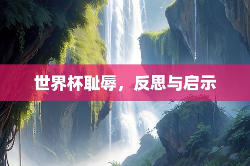 世界杯耻辱,反思与启永康市本千工贸有限公司示