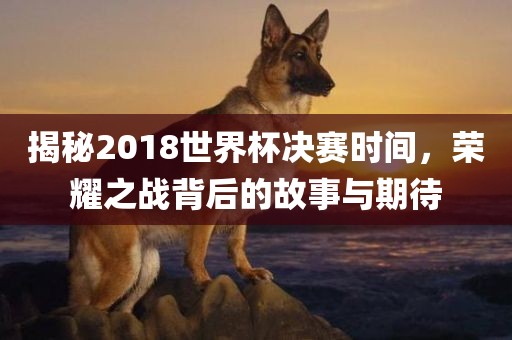 揭秘2018世界杯决赛永康市本千工贸有限公司时间,荣耀之战背后的故事与期待