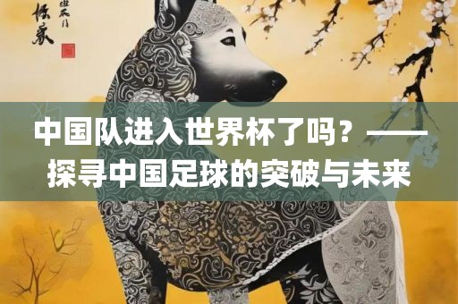 永康市本千工贸有限公司中国队进入世界杯了吗?——探寻中国足球的突破与未来