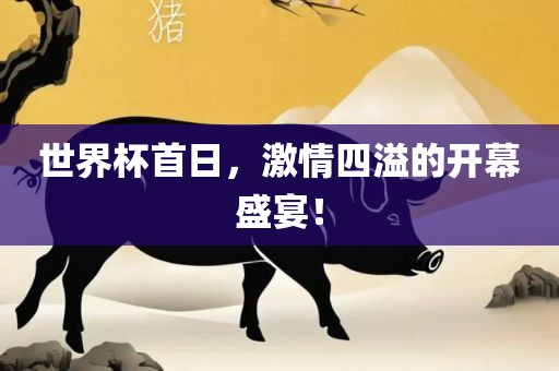 世界杯首日,激情四溢的开幕盛宴!