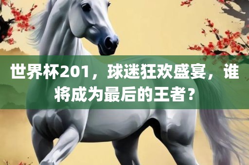 世界杯201,球迷狂欢盛宴,谁将成为最后的王者?永康市本千工贸有限公司