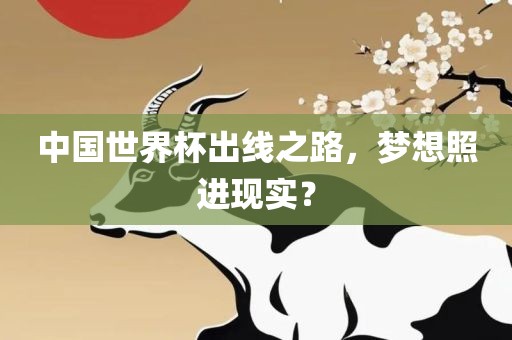 中国世界杯出线之路，梦想照进现实？