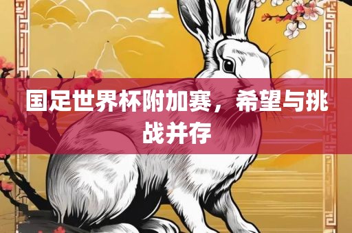 国足世界杯附加赛,希望与挑战并存